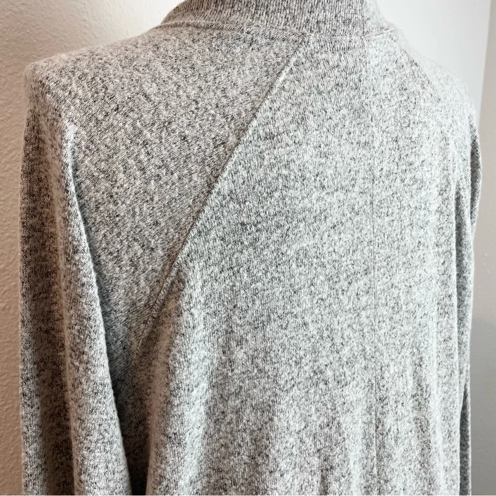 BP Nordstrom Open Front Gray Cardigan With Pockets Small